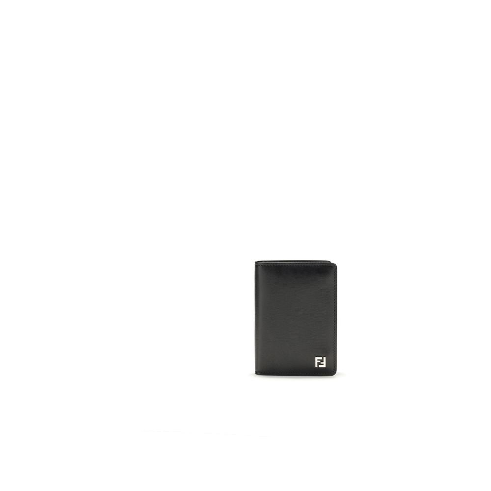 Black Calf Leather Card Holder