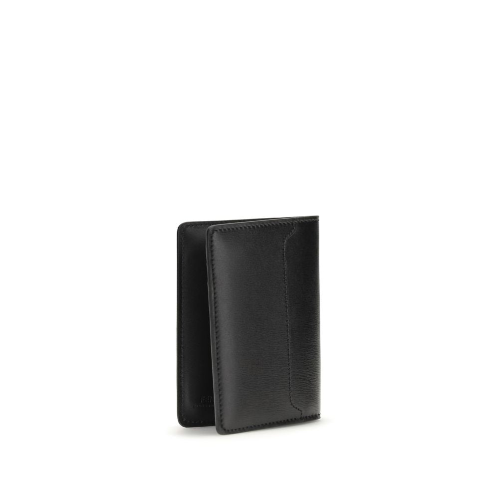 Black Calf Leather Card Holder