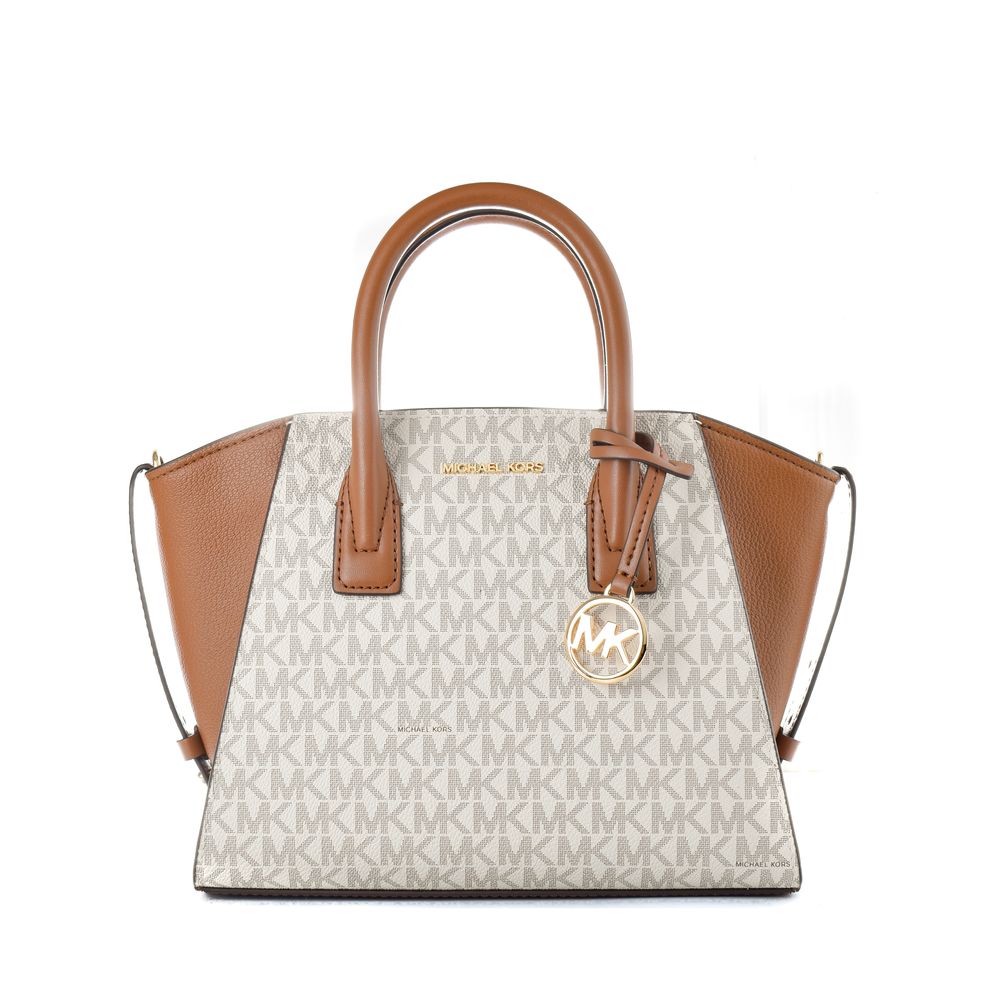 Beige Canvas Avril Handbag