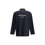Blue Polyester Coat