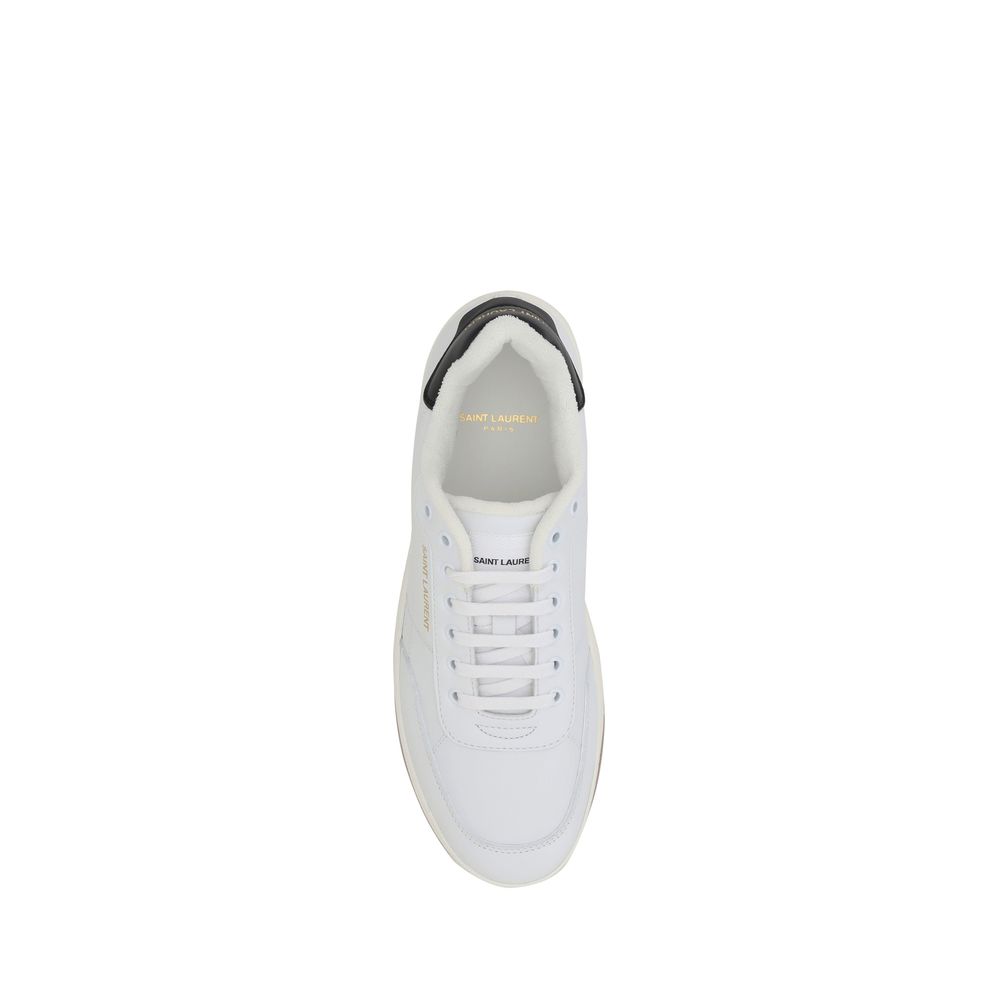 White Calf Leather SL61 Sneakers