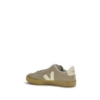 Beige Calf Leather Campo Sneakers
