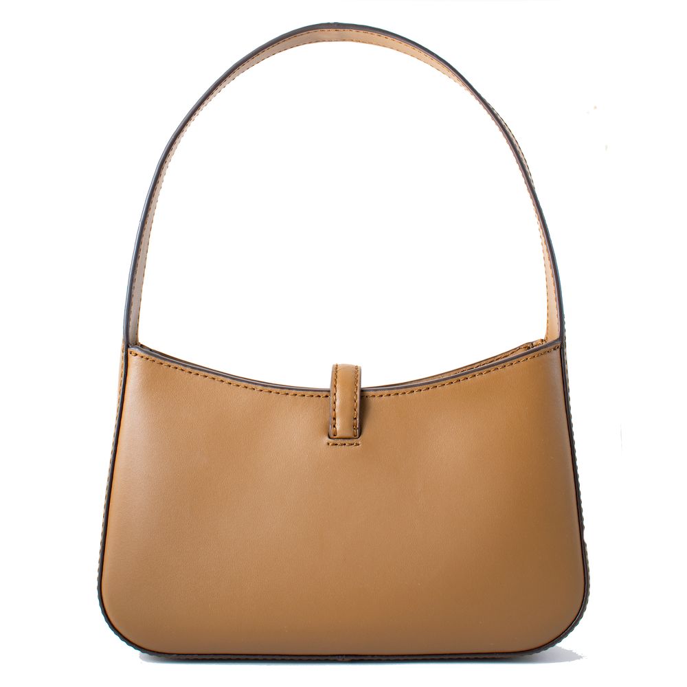 Brown Leather Lyra Shoulder Bag