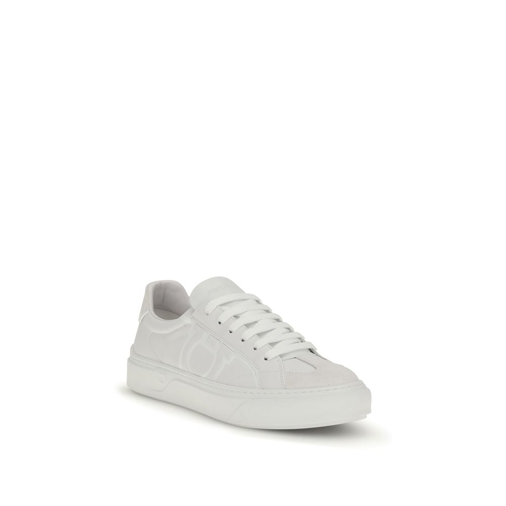 Gancini Calf Leather Sneakers