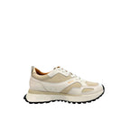White Leather Platform Sneakers