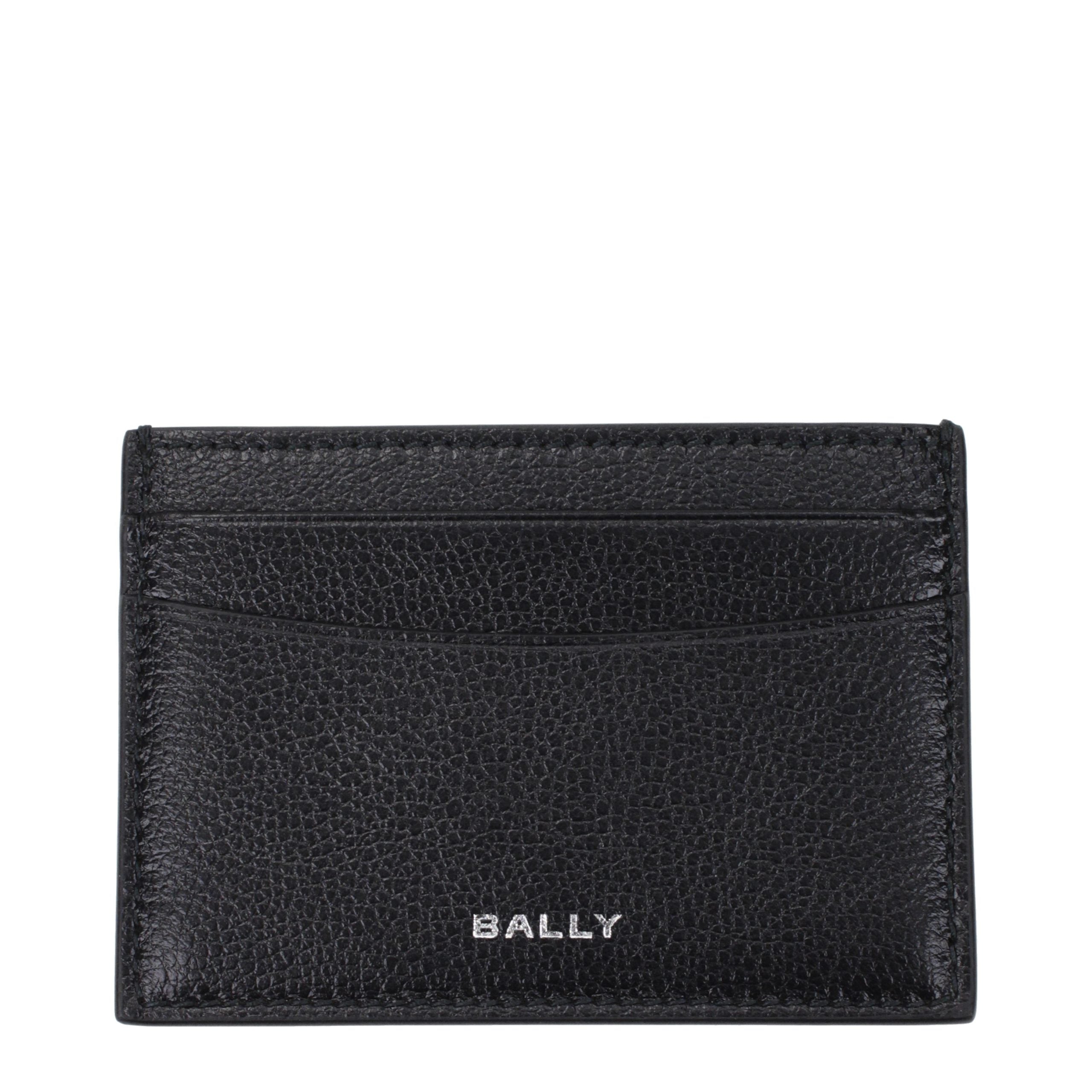 Black Leather Card Holder
