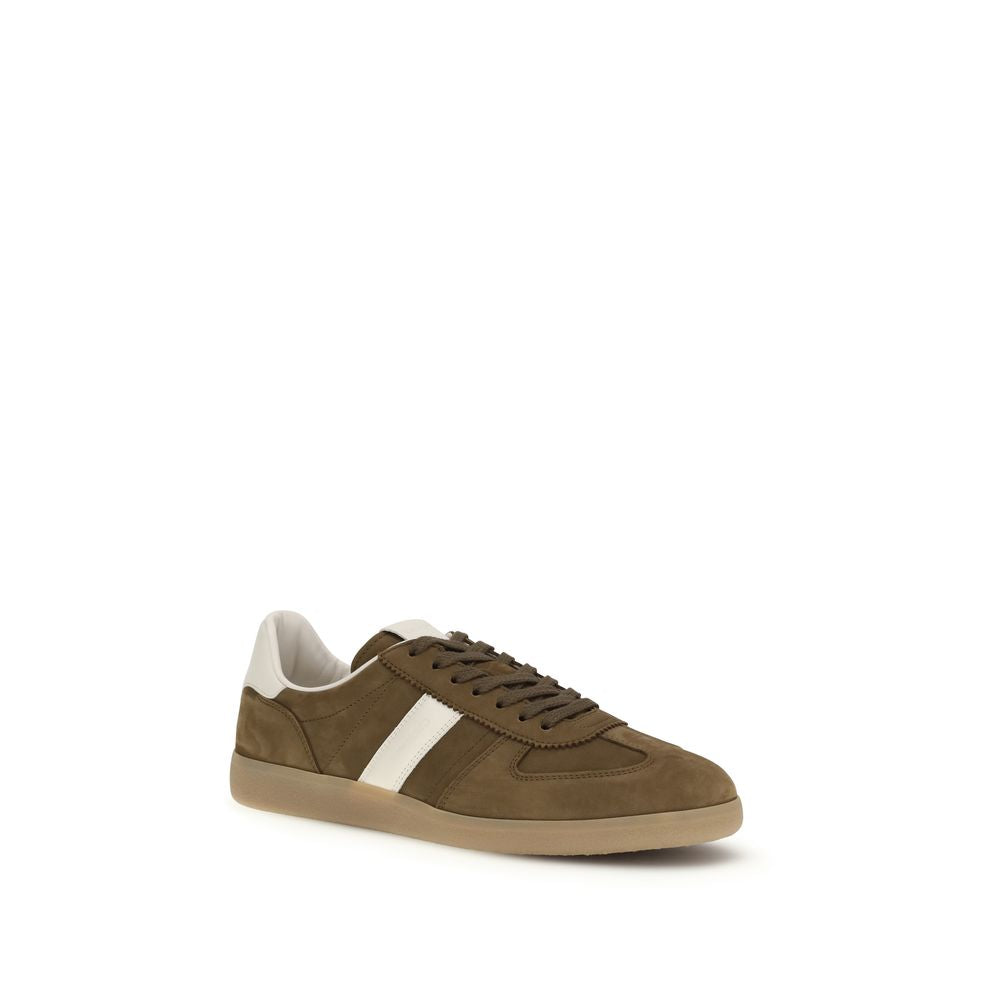 Calf Suede Archer Low Top Sneakers