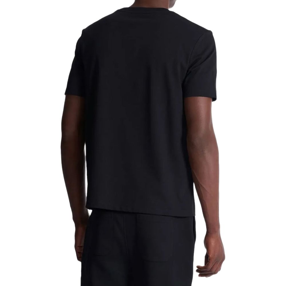 Black Cotton Logo T-Shirt