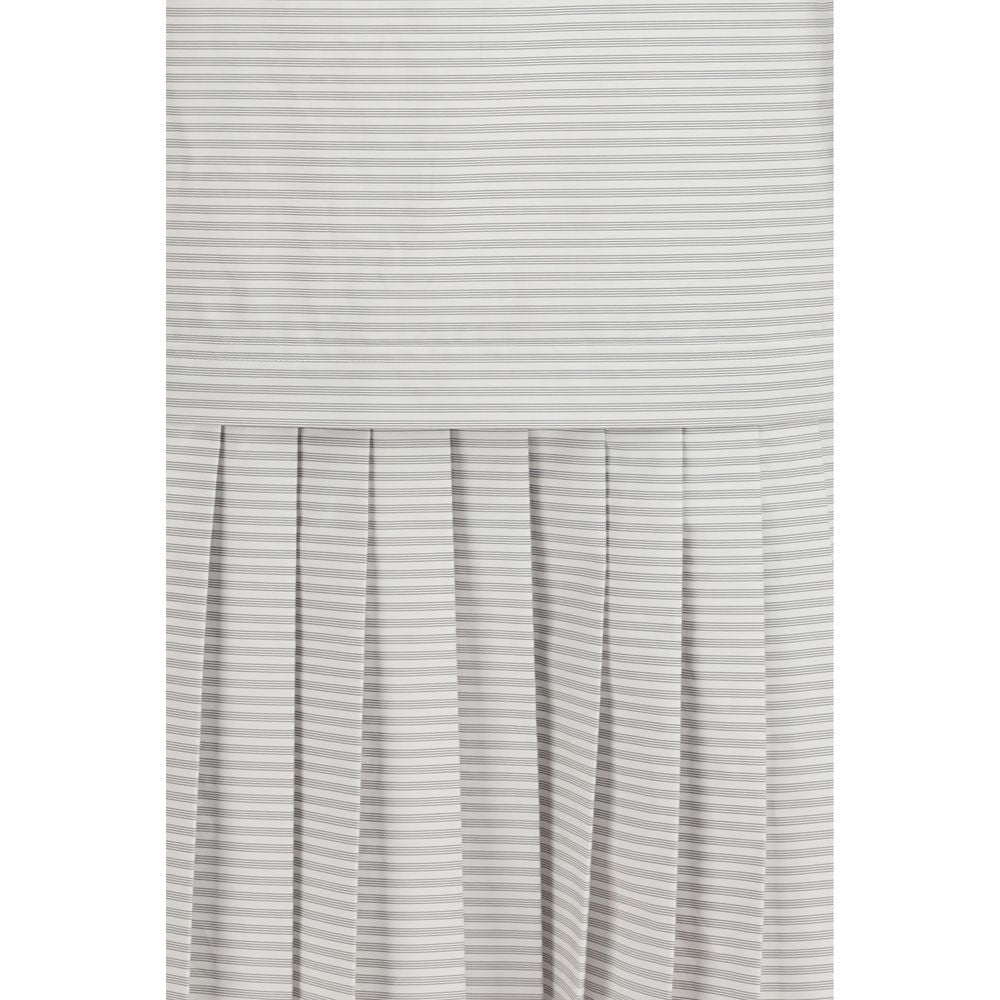 Gray Cotton Regular Fit Polo Dress