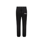 Black Cotton Drawstring Joggers