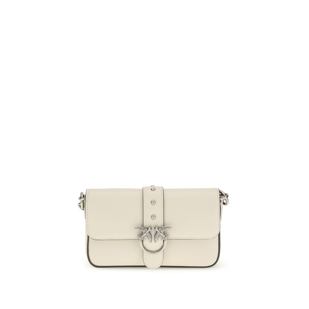 Baby Love Shoulder Bag In White Calf Leather