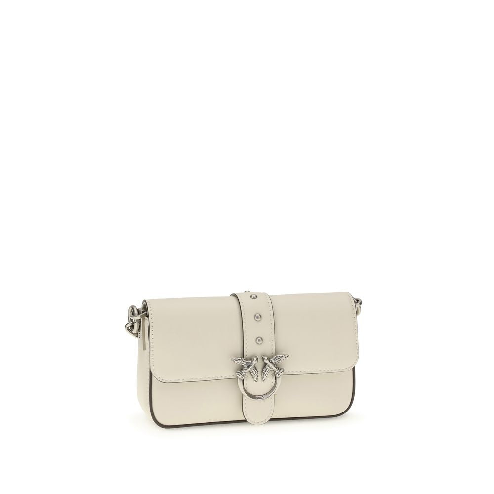 Baby Love Shoulder Bag In White Calf Leather