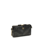 Small Panthea Chevron Shoulder Bag