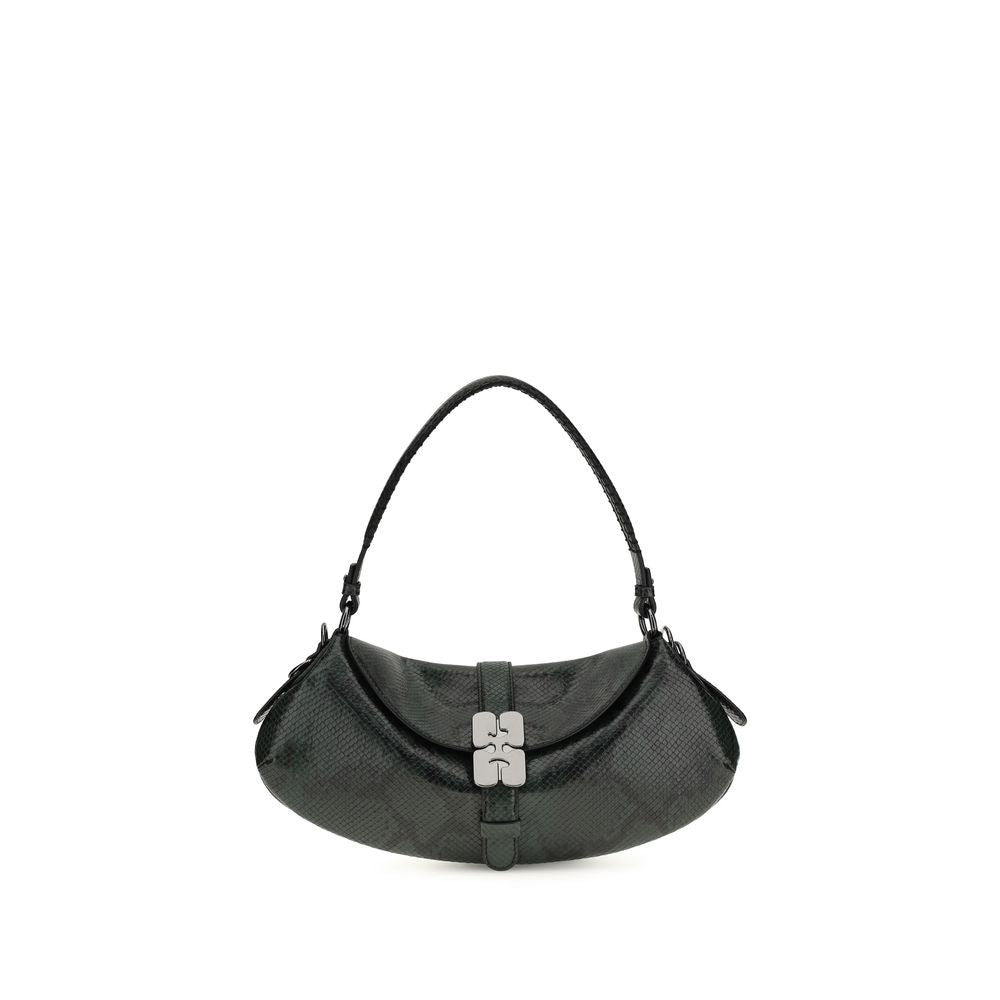 B-Kat Shoulder Bag In Blue Recycled Leather