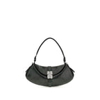 B-Kat Shoulder Bag In Blue Recycled Leather