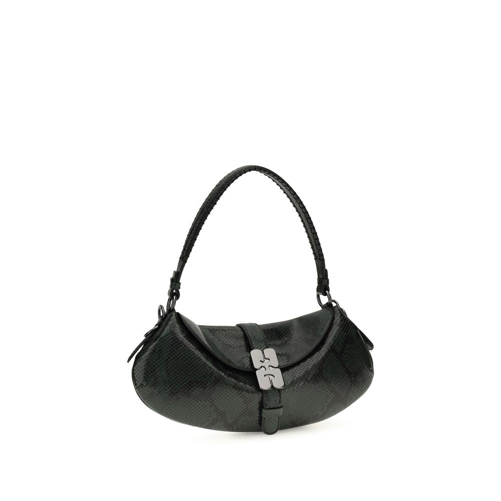 B-Kat Shoulder Bag In Blue Recycled Leather