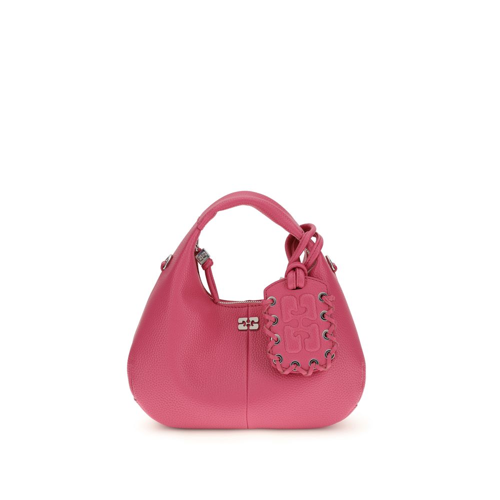 Mini Hobo Handbag In Recycled Polyester