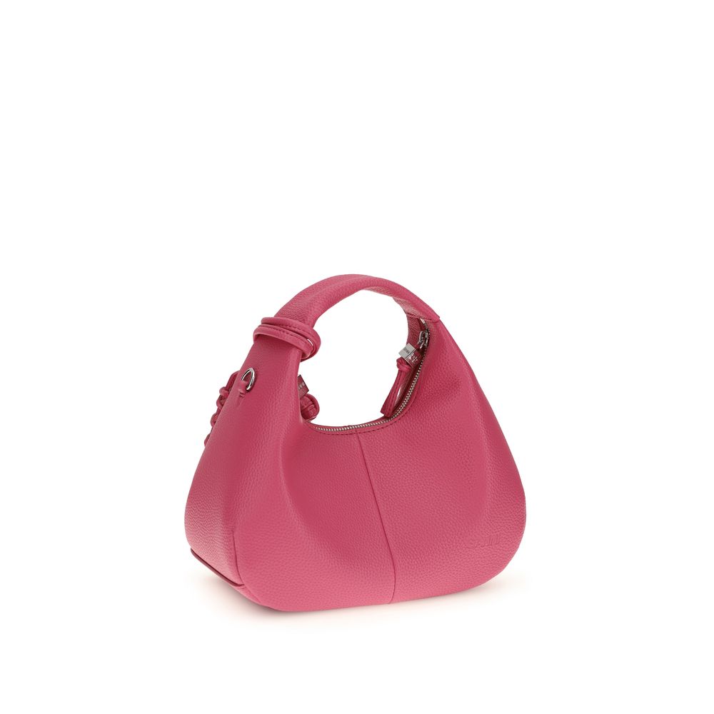 Mini Hobo Handbag In Recycled Polyester