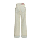 Blue Cotton Regular Fit Denim Jeans