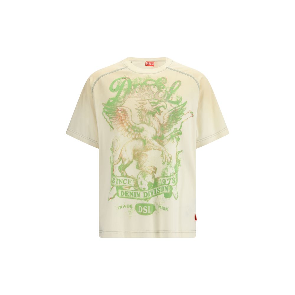 T-Griffo Flocked Griffin Organic Cotton Jersey T-Shirt