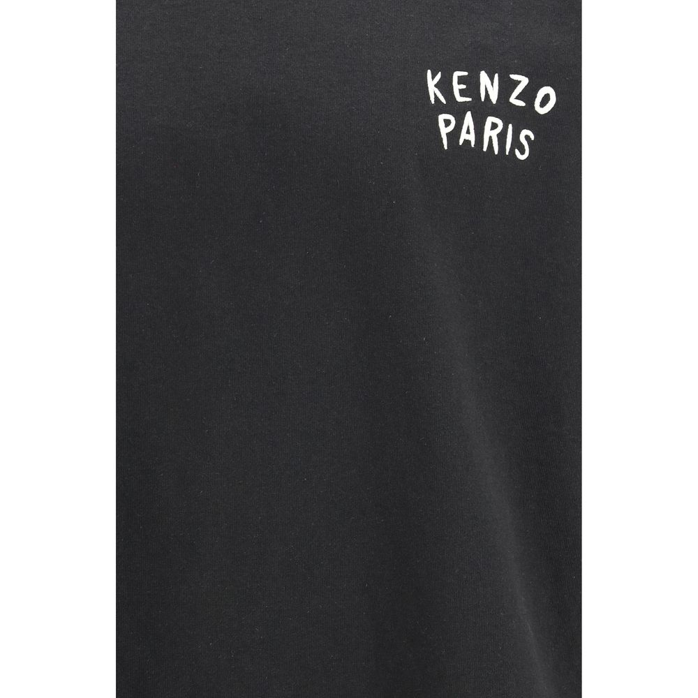 Cotton Jersey Long Sleeve T-Shirt With Boke Heart Patch
