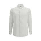 White Cotton Regular-Fit Shirt