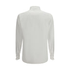 White Cotton Regular-Fit Shirt