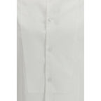 White Cotton Regular-Fit Shirt