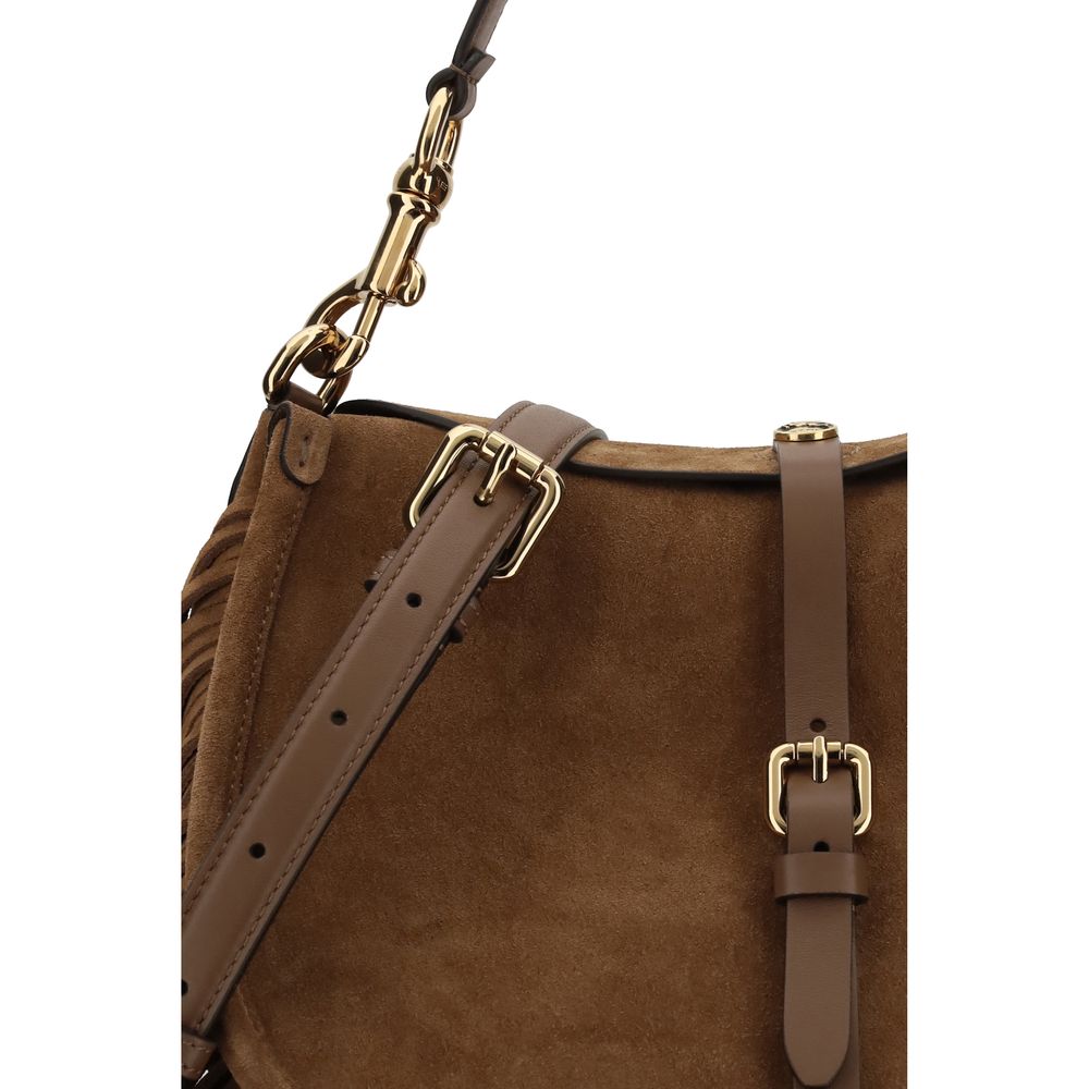 Medium Calf Leather Pony Shoulder Bag