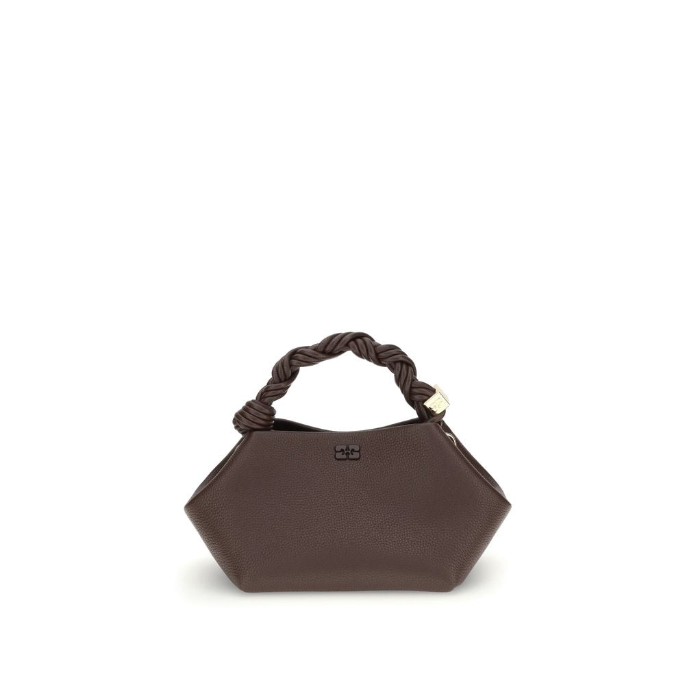 Brown Recycled Polyester Bou Small Handbag