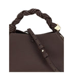 Brown Recycled Polyester Bou Small Handbag