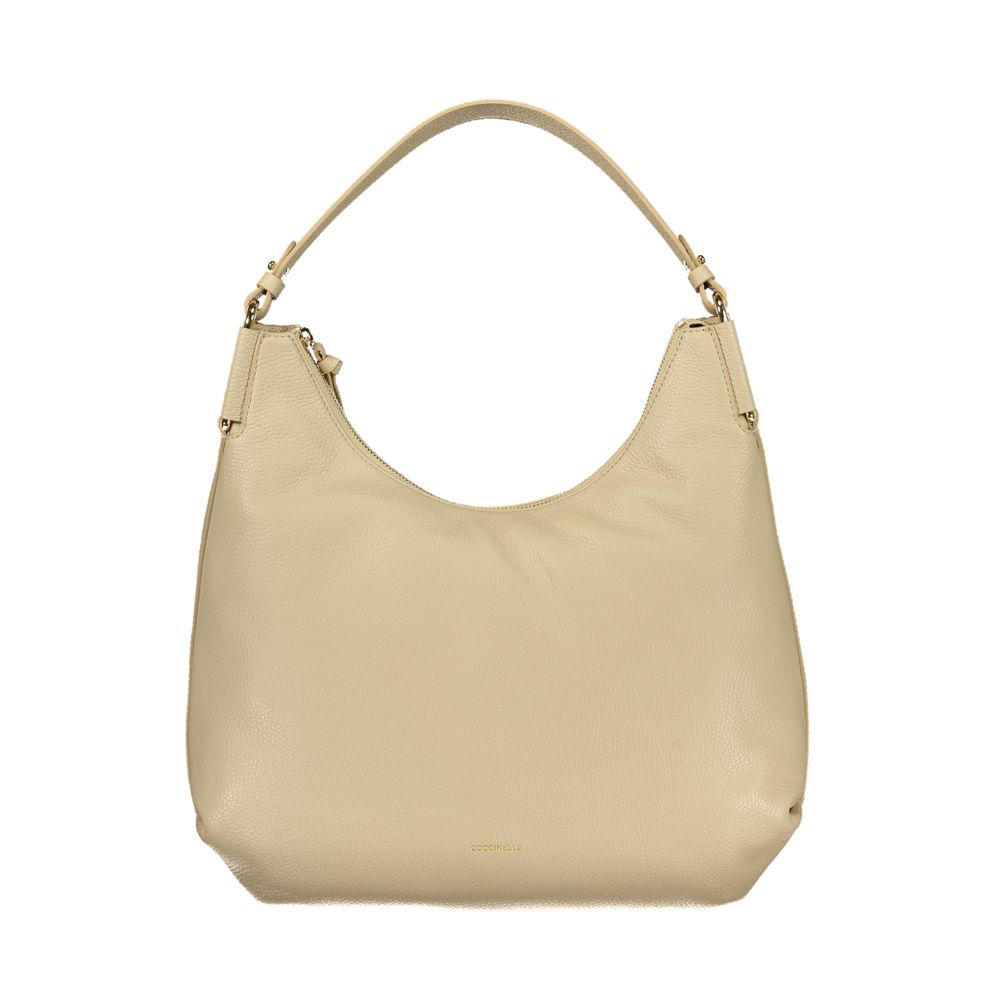 Beige Leather Rebekka Handbag