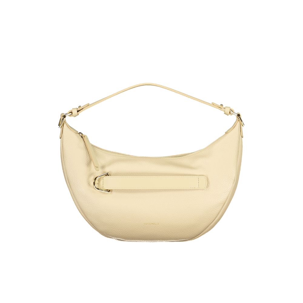 Beige Leather Lepaki Handbag