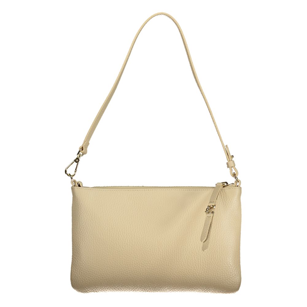 Beige Leather C-Easy Handbag