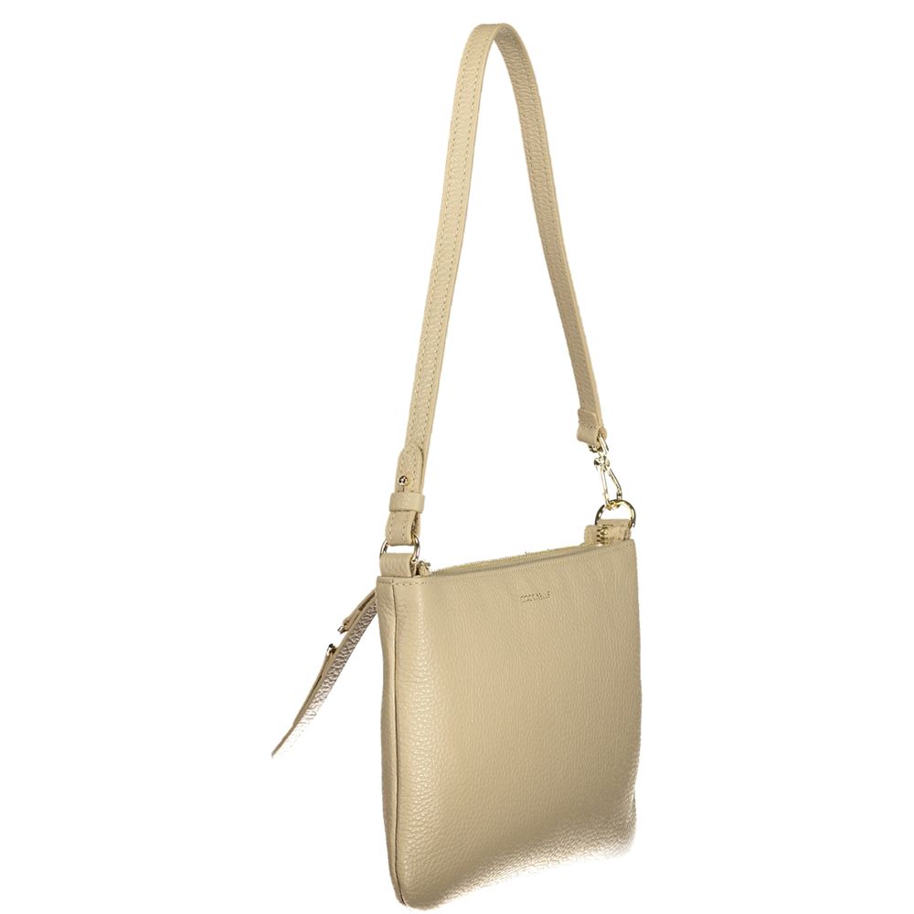Beige Leather C-Easy Handbag