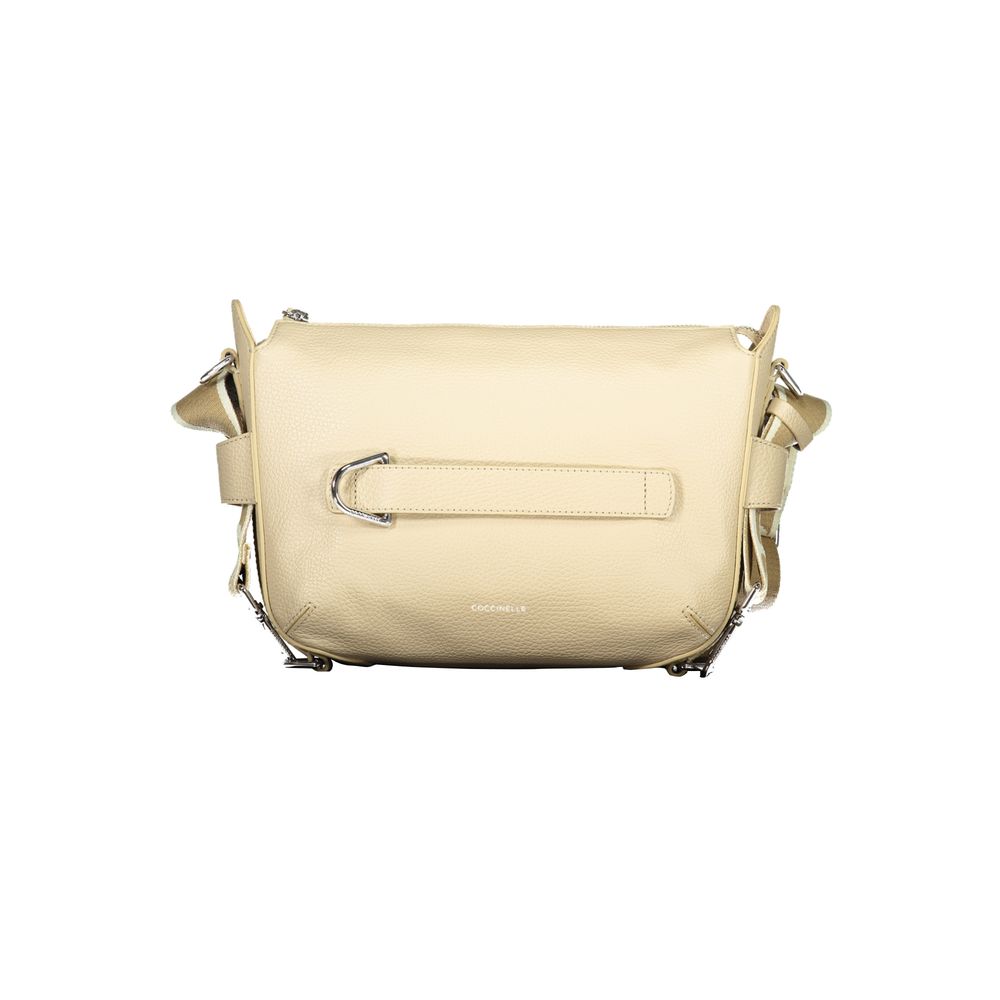 Gretel Ribbon Bag Beige Leather Handbag
