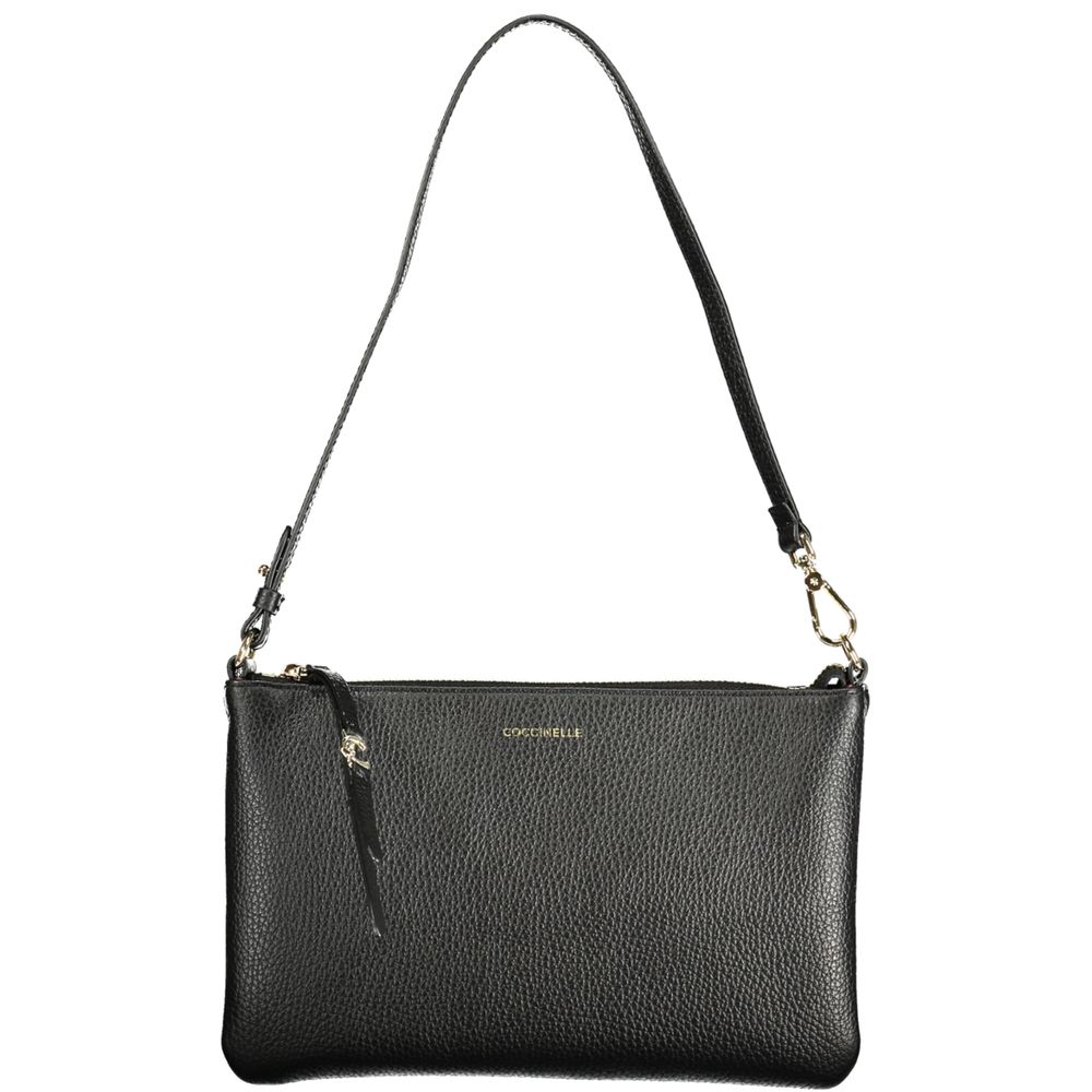 C-Easy Black Leather Handbag
