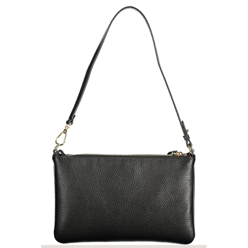 C-Easy Black Leather Handbag
