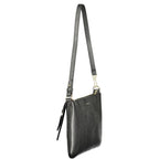 C-Easy Black Leather Handbag