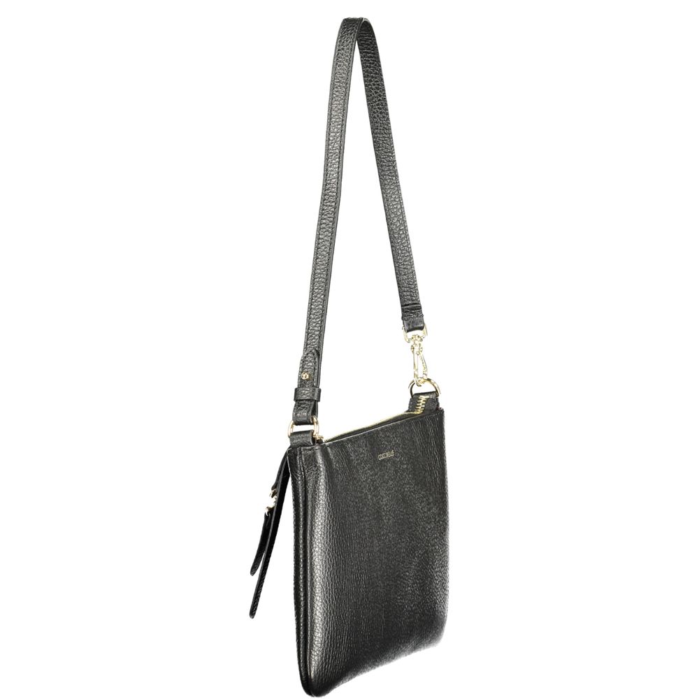 C-Easy Black Leather Handbag