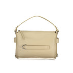 Gretel Ribbon Beige Leather Handbag