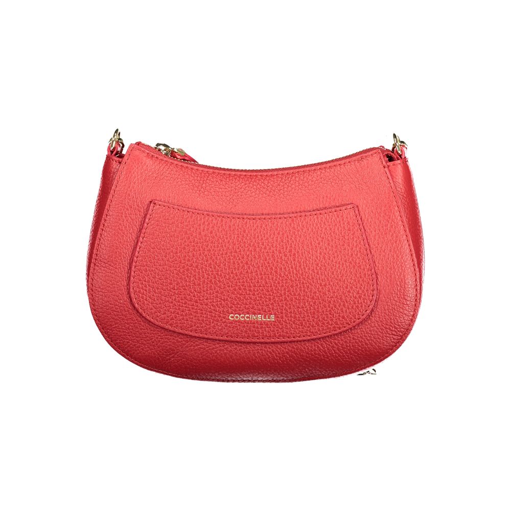 C-Easy Red Leather Handbag