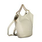 White Leather Smash Bag
