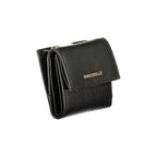 Metallic Soft Black Leather Wallet