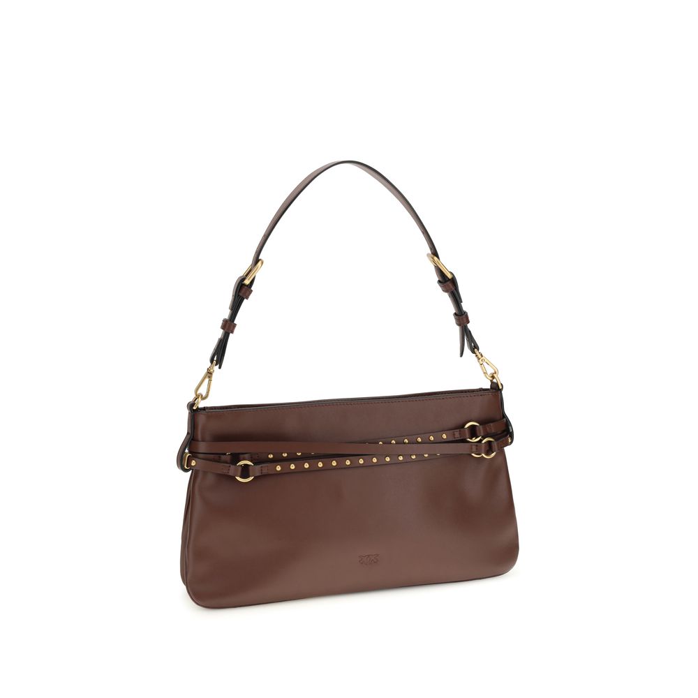 Brown Calf Leather Shoulder Bag