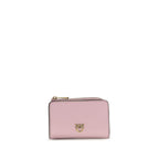 Nappa Leather Zip Card Holder