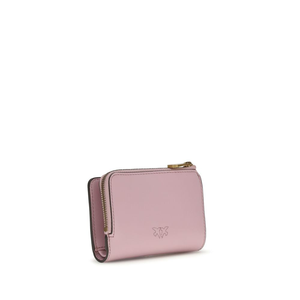 Nappa Leather Zip Card Holder