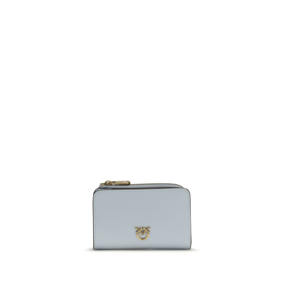 Refined Calf Leather Zip Card Holder