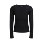 Black Viscose Sweatshirt