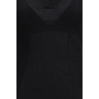 Black Viscose Sweatshirt
